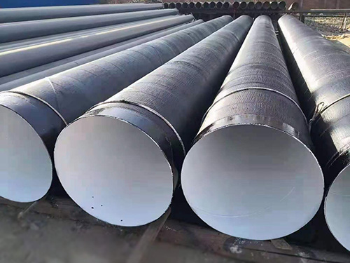 Inner ipn8710 & epoxy white ceramic anticorrosive steel pipe